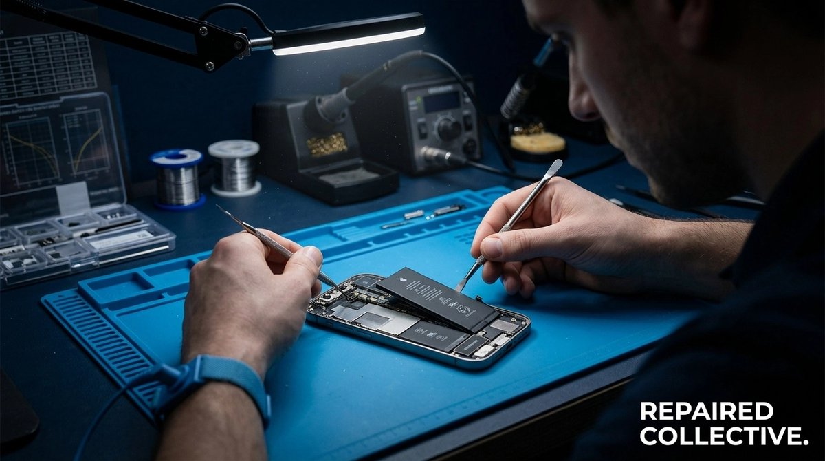 repairedcollect's tweet image. Your iPhone dying at 30% isn’t a ghost; it’s a tired battery. 🔋

We come to you in NYC and swap it in 20 mins. Same-day, premium parts, zero hassle.

DM 'BATTERY' for a quote.
Book: repairedcollective.com

#RepairedCollective #NYC #Brooklyn #TechRepair