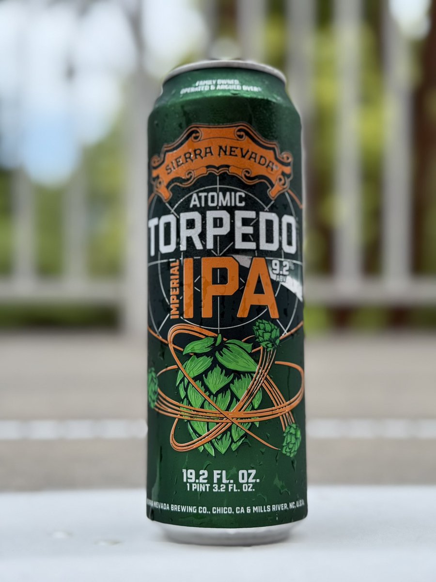 BeerAdviser's tweet photo. 🍺 Atomic Torpedo — @SierraNevada (9.2% DIPA)
Citrus peel + pine resin + bitterness with teeth. No haze cosplay.
4.087 / 5.0
Old-school bitter or hazy juice?
One sip, you get the picture.
#craftbeer #doubleipa #sierranevada #beers #ipafans https://t.co/NAhhW8uCI9