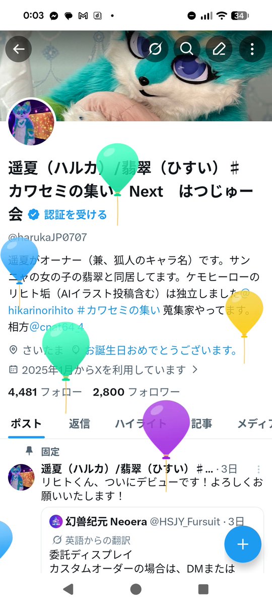 遥夏（ハルカ）/翡翠（ひすい）♯カワセミの集い　Next　？→おれんじもふ tweet media