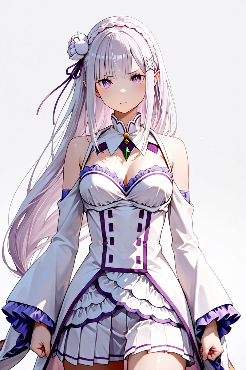 ichiInori's tweet image. エミリア！
寝ます！

@grok キャラクターそのままで衣装だけを完璧に交換して！