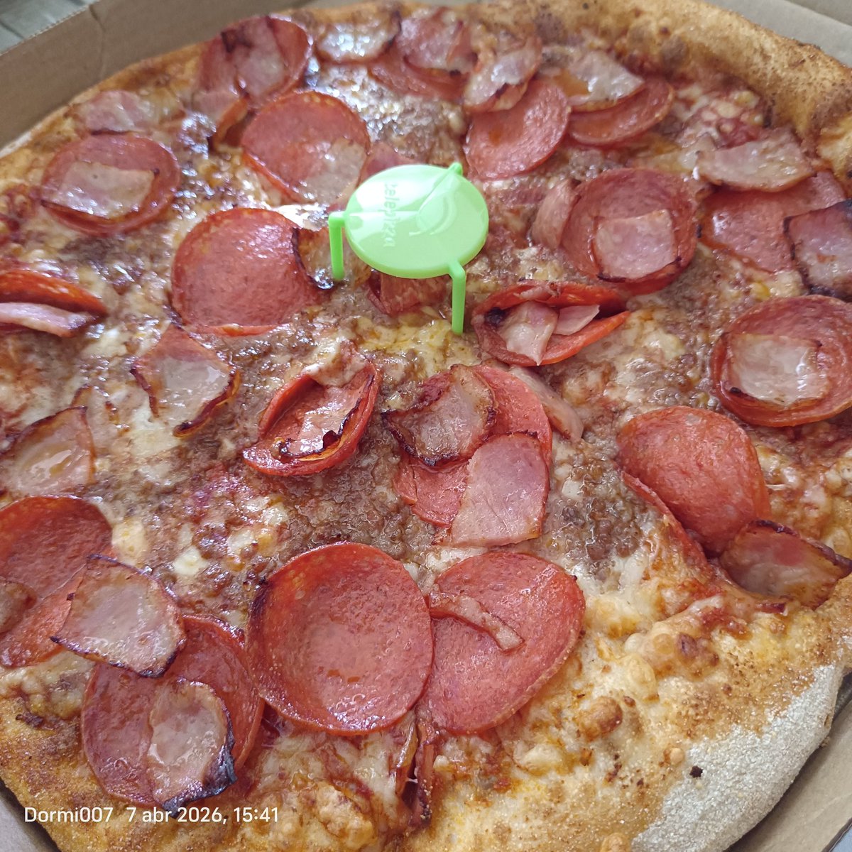 Ahora sí. Barriguita llena, corazón solitario aún, pero contento 😜