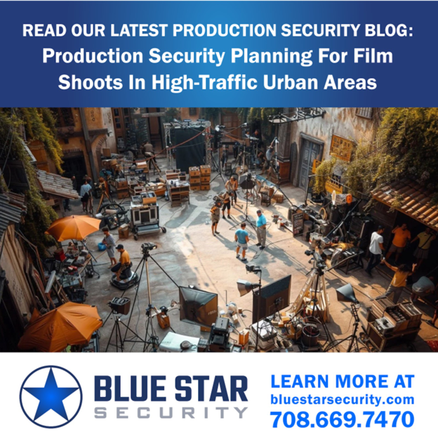 Blue Star’s recent blog, “Production Security Planning for Film Shoots in High-Traffic Urban Areas,” outlines practical strategies for keeping productions safe and running smoothly. 

Read the full article here: bluestarsecurity.com/blog/productio…