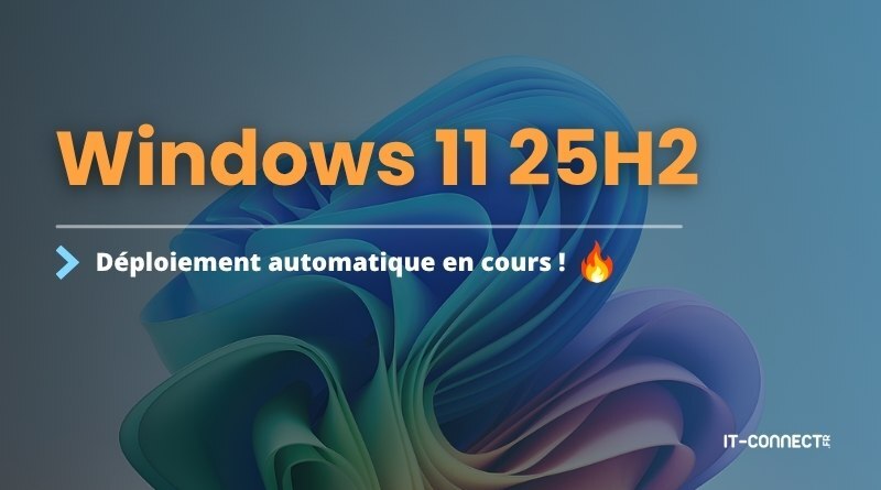 ITConnect_fr's tweet image. 🌟 Microsoft déploie Windows 11 25H2 sur les PC avec Windows Famille et Pro

Les détails par ici 👇 
- it-connect.fr/microsoft-depl…

#Windows11 #Microsoft #informatique