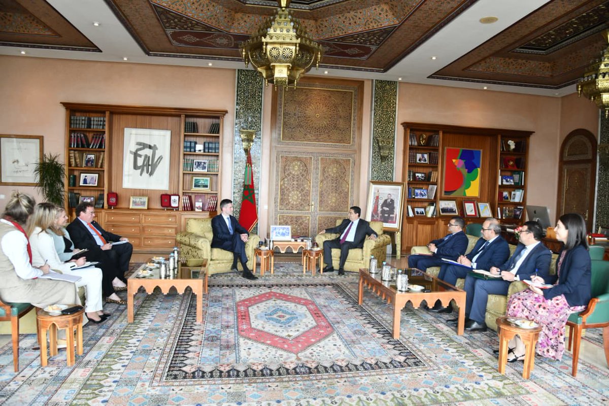 MFA Nasser Bourita held talks, today in Rabat, with the Minister of Foreign Affairs of the Kingdom of the Netherlands, Mr. Tom Berendsen