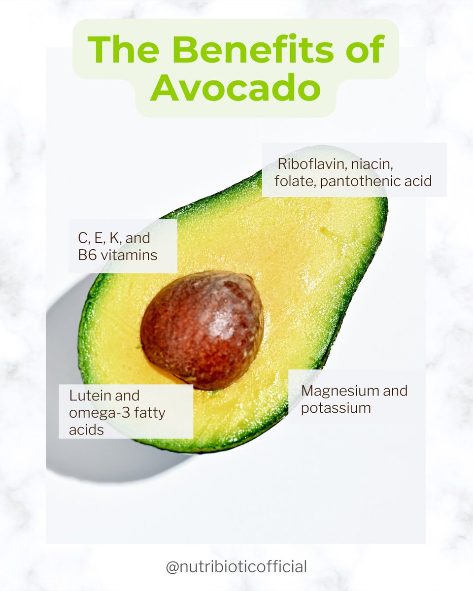 Avocados are packed with healthy fats, fiber, and essential nutrients that support heart health, skin, and sustained energy. Simple, nourishing, and incredibly versatile.

#HealthyFats #NutritionFacts #EatWell #WholeFoods