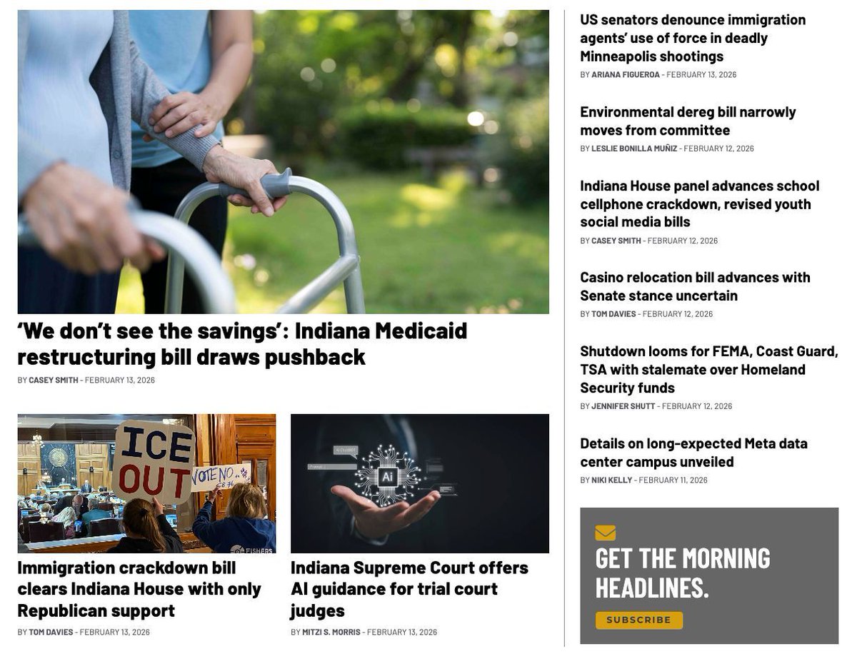 Mitzi_S_Morris's tweet image. #testimonialtuesday

On February 13, my article on AI guidance for Indiana courts was featured on the @INCapChronicle website.

#thankyou #contentstrategy #editorial #business #healthcare #education #economicdevelopment #communitydevelopment #nonprofit #freelance #independent