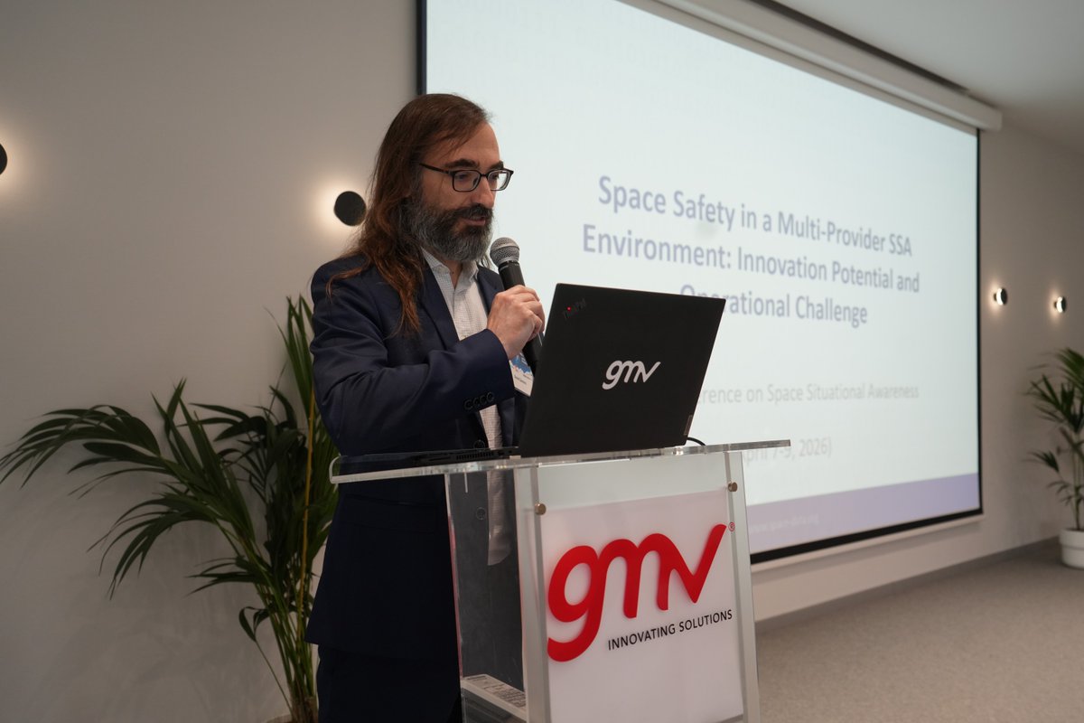 infoGMV's tweet photo. Day 1 at #ICSSA
From global voices to real solutions. AI, policy, debris; shaping the next era in orbit 🛰️
@nasa @EutelsatGroup @SDAspacedata https://t.co/w0kiMTKlO8