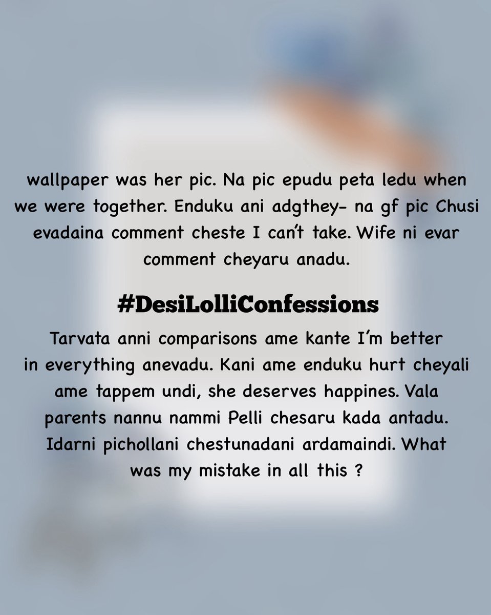 Desi Lolli Confessions tweet media