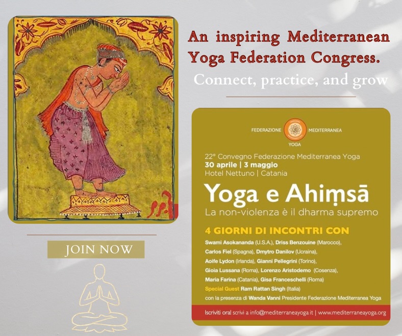 Danilidis_D's tweet photo. I will be participating in the 22nd Mediterranean Yoga Federation Congress

📅 April 30 – May 3 | 📍 Catania, Italy

Lecture:
“Do No Harm: Ahiṃsā Beyond Moral Idealism” https://t.co/LS1PWqcGne
