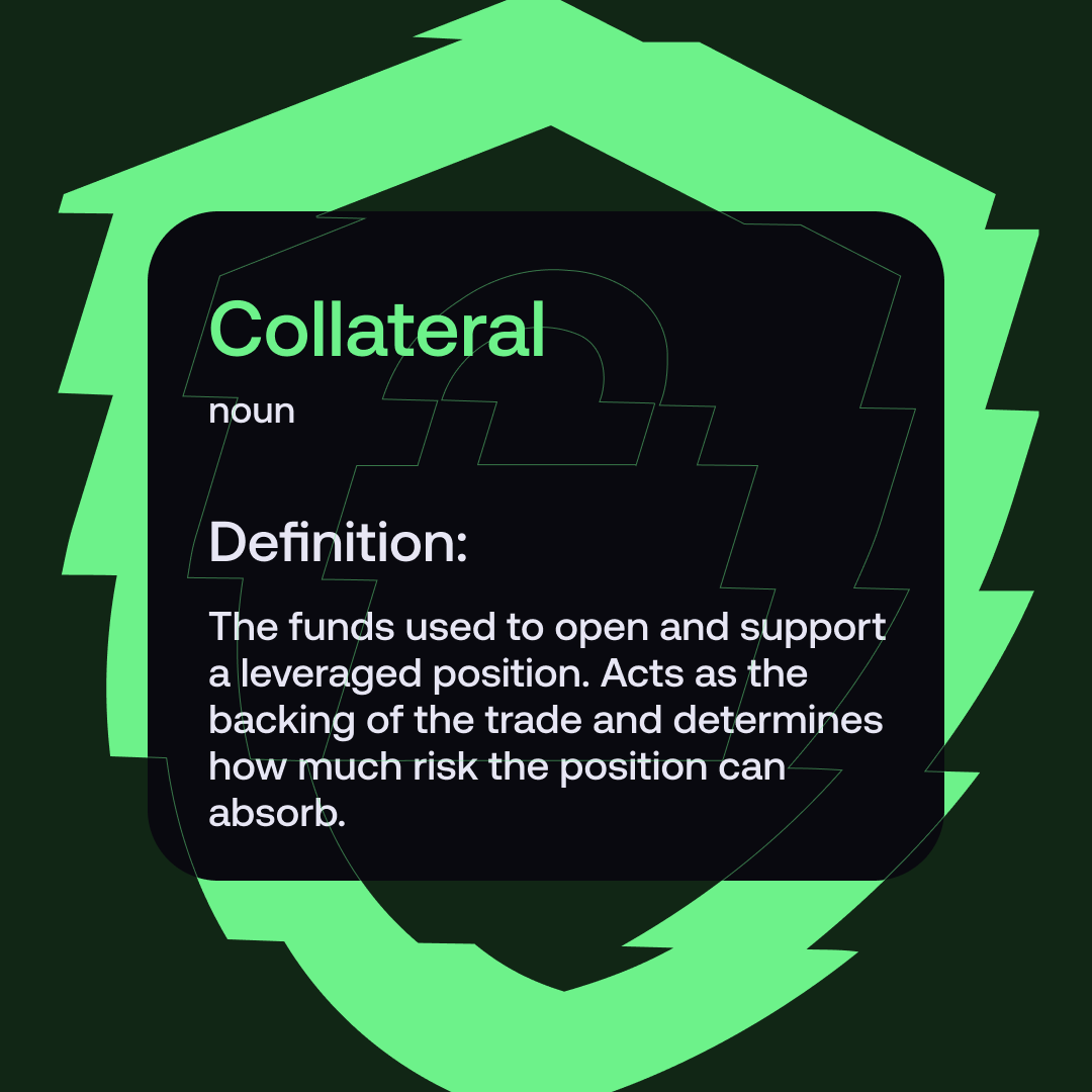 Eterna_Hybrid's tweet photo. Collateral is the amount of funds placed behind a leveraged position.

It supports the trade while it remains open and absorbs losses if the market moves against it.

The more collateral a position has, the more room it has to stay active.

Eterna - Trust the Signal. https://t.co/9oOU4dtrOz