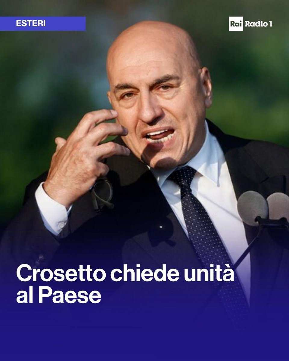 Radio1Rai's tweet image. 🔵#Crosetto alla Camera ha chiesto unità al Paese “Occorre difendersi di fronte alla follia che sembra aver preso il mondo, dove la ricerca di armi sempre più sofisticate, della bomba atomica, sono all’ordine del giorno”.