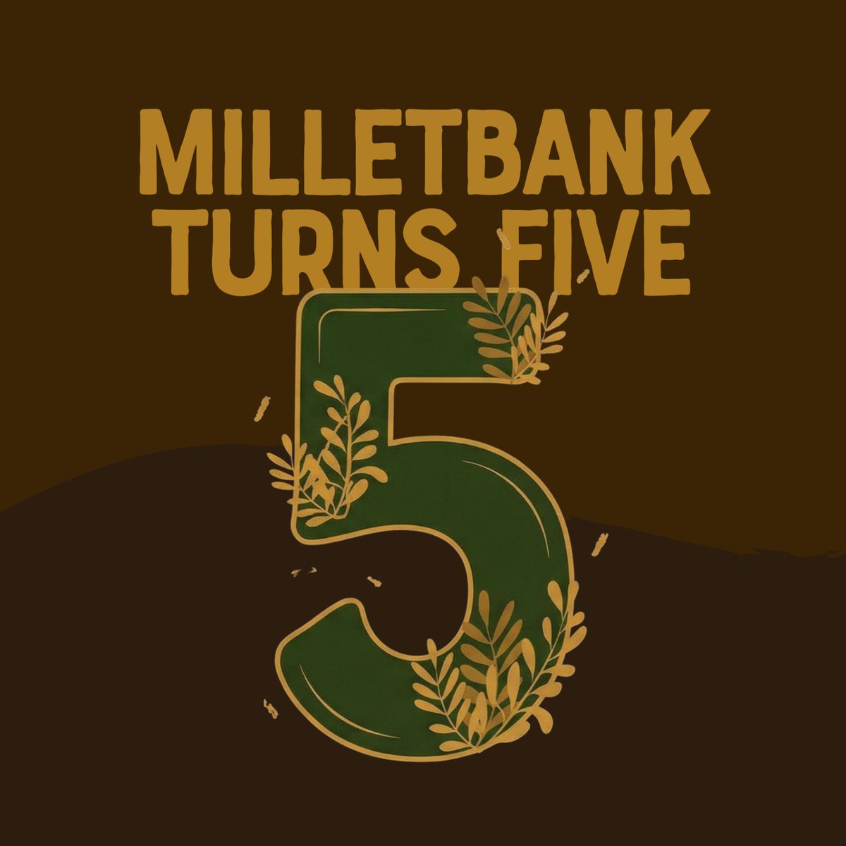 milletbank's tweet photo. **Millet Bank completes 5 years 🌾**
What began as a simple belief—
that millets deserve a stronger place in our food systems—has today grown into a larger, evolving ecosystem.
#MilletBank #5Years #Gratitude #FoodSystems #Millets #SustainableGrowth #BuildingTogethe https://t.co/lw9CIWD4vQ