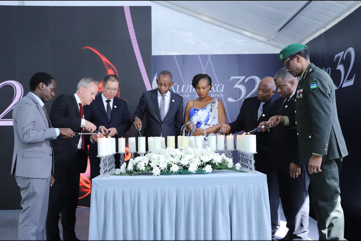 RCA_China1's tweet photo. On this day, we honor the 32nd anniversary of the 1994 Genocide against the Tutsi, as we officially open the commemoration week. https://t.co/jSJrJSxKG3