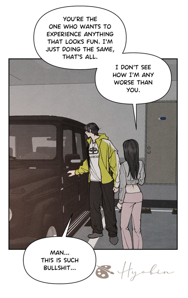 Katef2309's tweet image. 📖 Toying With Daddy 🌹🧸

Ep. 32

R: Sé exactamente qué clase de m*erda haces en los clubes… ¿de verdad crees que tienes derecho a darme lecciones?
R: Nunca te juzgué por eso. ¿Por qué? Porque no es asunto mío.

Rosa, vamos por un té y cuéntame con detalles… 😶‍🌫️