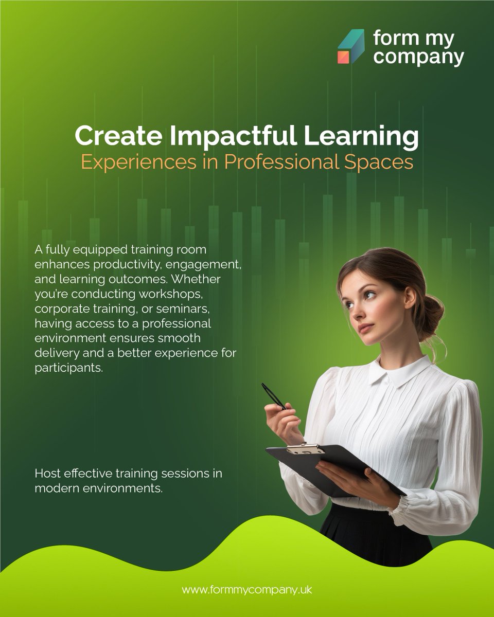 FormMyCompanyUK's tweet image. Book your training room today at: formmycompany.uk/services/train…

Social Media:
x.com/FormMyCompanyUK
linkedin.com/company/form-m…
facebook.com/formmycompany/
instagram.com/formmycompany
uk.pinterest.com/formmycompany/

#TrainingRooms #CorporateTraining