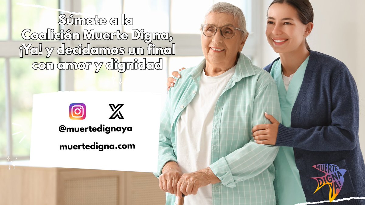 Un final humano es un derecho de todas las personas.

Consulta el posicionamiento en nuestro sitio web: muertedigna.com

Súmate a la Coalición #MuerteDignaYa y hablemos de cómo queremos partir.