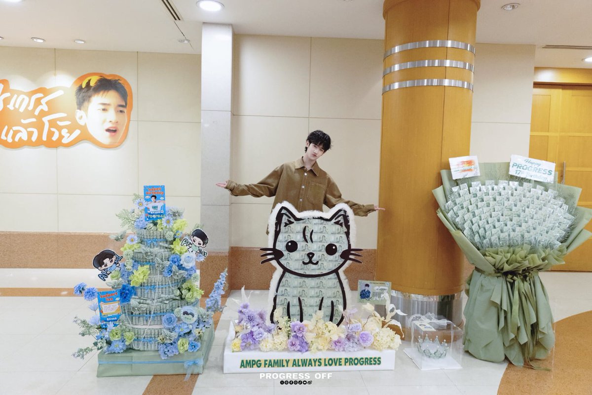 FamilyAmpg_'s tweet photo. Thank you so much for accepting our small project with love 🥹🫶 
also, thank you to Progress Official for supporting us 💚

#ProgressPassawish
#โปรเกรส17ขวบแกลมเวอร์
#17BdayProjectForProgress
#AlmondProgress https://t.co/5oeyjUtLQj