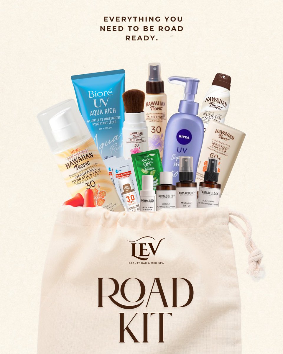likkleli0n's tweet photo. Everything you need. Nothing you don’t.
The Lev Road Kit is back and has you covered all week long! 
Starting at $7,500 JMD. Available at Lev Beauty Bar &amp; Xodus Distribution. 🎉 https://t.co/1j5Dq37mC7