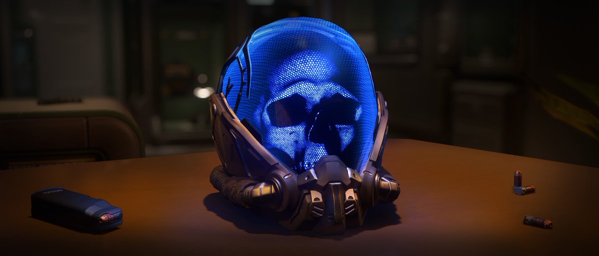 RealMrKraken's tweet image. Centurion Flair arriving
CC’s Conversions Azrael ‘Sapphire’ Helmet

#StarCitizen