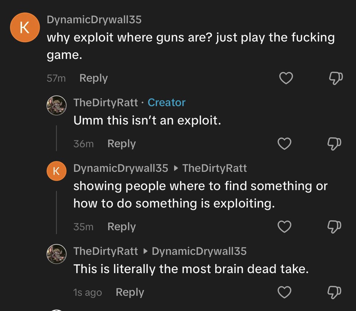 Apparently, if you show people content on how to find or do something in a game is now considered exploiting.  Guess I gotta delete hundreds of task videos. Sorry everyone.