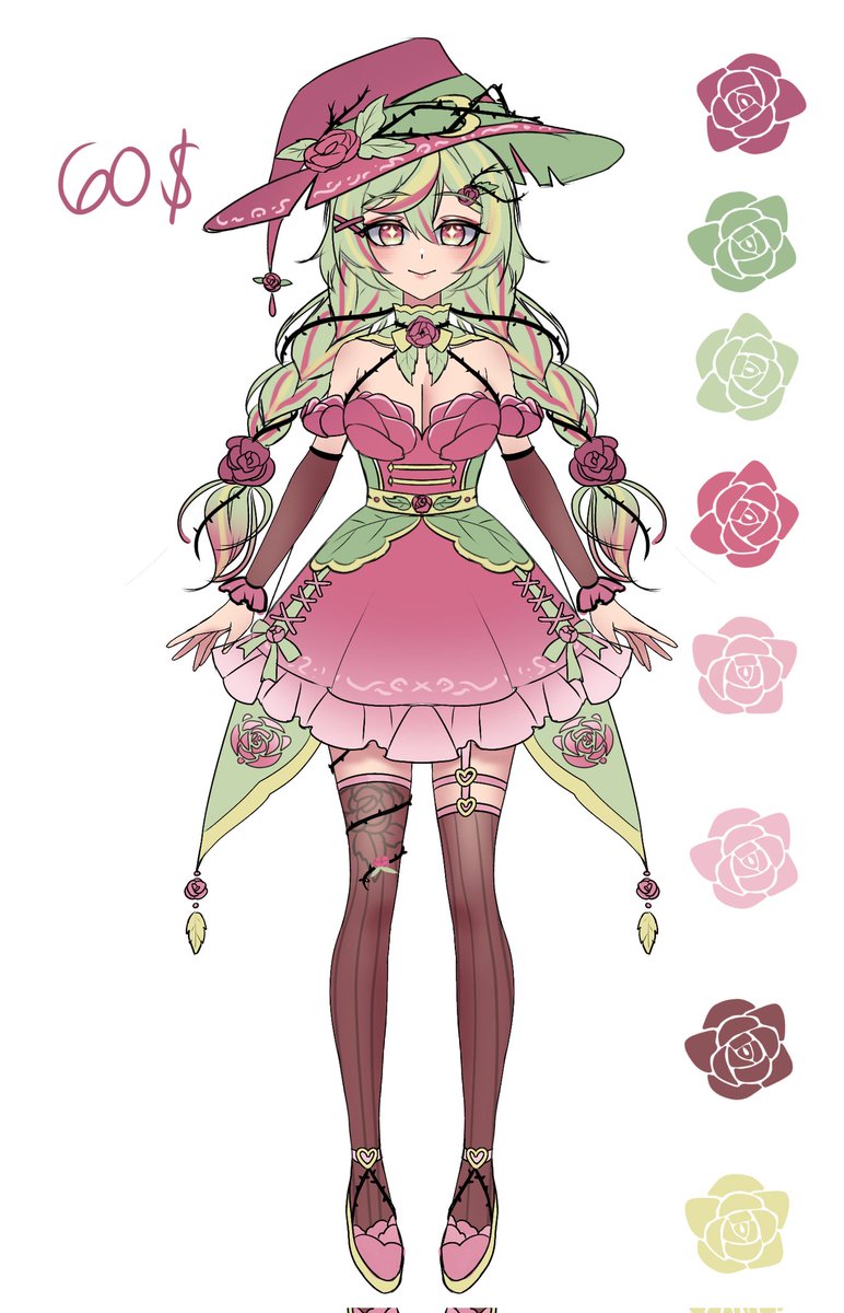 littl3jan's tweet image. 🌹 🧙 Rose Witch bb!

Design Price: 60$

Vtuber bundle: 500$ (model art + rig)

🌹 Half payments, plans &amp;amp; holds accepted!
🌹 Just comment or send a message if youd like to get her!

Likes and RTwts are appreciated! 

#vtube #vtubers #adoptable #janadopps