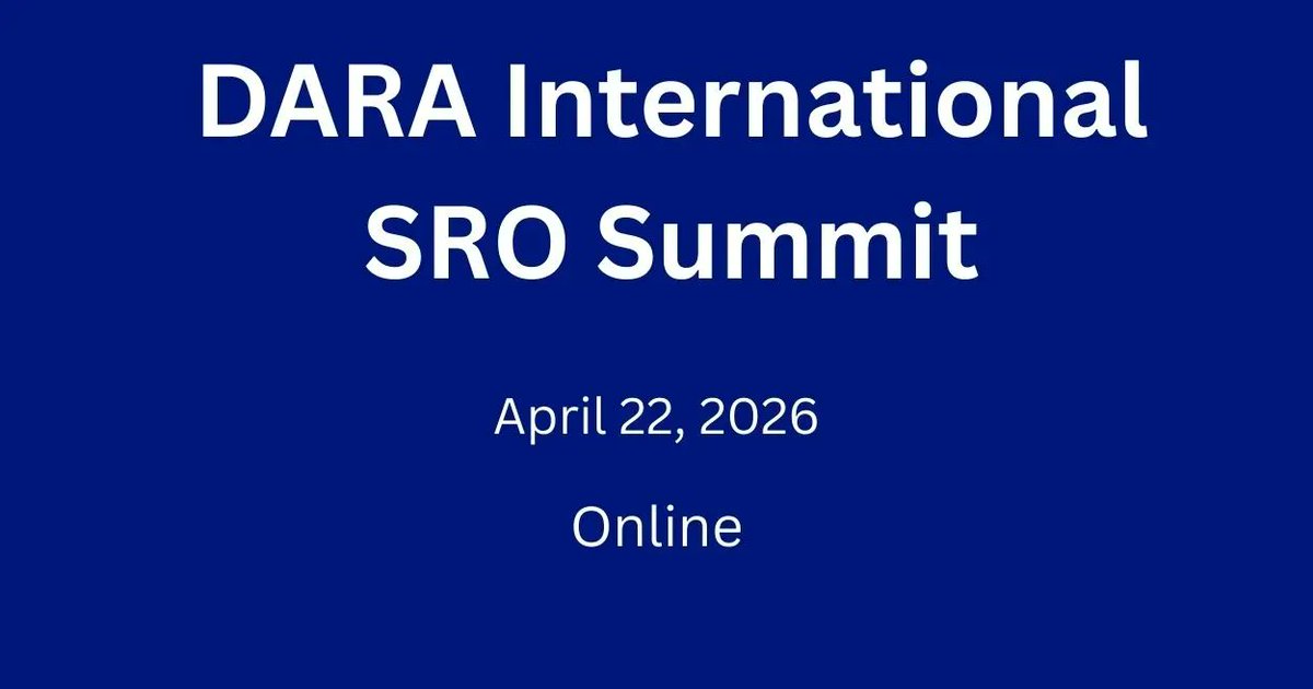 Olivia1492368's tweet image. Join the DARA International SRO Summit 2026

Online event | 22 April 2026.

Why Attend?
Learn from global SRO experts
Understand crypto regulations and compliance trends
Network virtually with industry professionals

#CoinpediaEvents #Crypto #CryptoEvent
events.coinpedia.org/dara-internati…