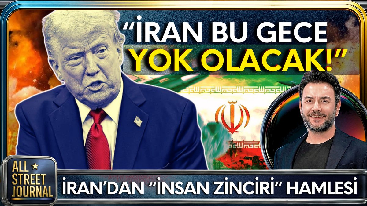Tamer Işıtır’ın (<a href="/lesvontamer/">Tamer Işıtır</a>) hazırlayıp sunduğu All Street Journal’da bugünkü başlıklar:

🇮🇷 İran, ABD’nin teklifini reddetti 10 maddelik öneri sundu
⚠️ “Tüm İran’ı bu gece yok edebiliriz”
⛓️ İran’dan “insan zincirleri” hamlesi
🙏 “Tanrı İran savaşını destekliyor”
📰 Düşen