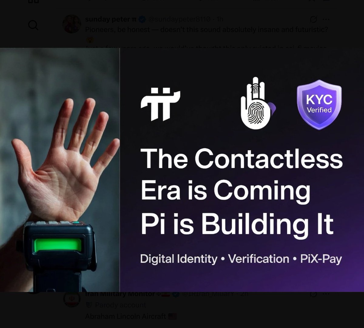 nguyensonhai868's tweet photo. Pi Network is a pioneer in perfecting fingerprint scanning technology and global citizen identification.
#PiNetwork #DigitalIdentity #Verification #PiXPay https://t.co/0EEy0QWwY4