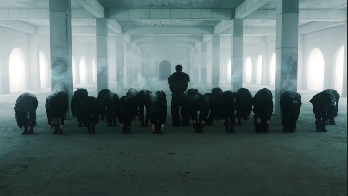 closertelepathy's tweet photo. Visual parallels:

Hooligan (2026) / Not Today (2017) https://t.co/yRAOBMloVV