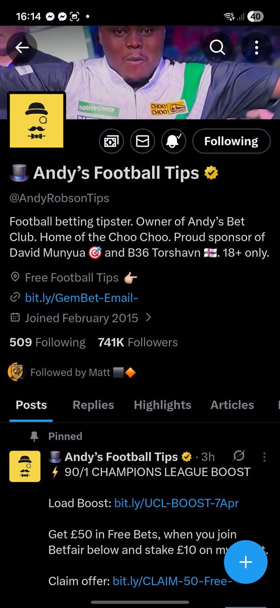 Chris00C's tweet photo. @AndyRobsonTips COYG🔴⚪️ https://t.co/ZaZz0oyTMJ