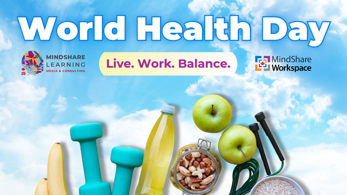 MindShareWork's tweet image. Celebrate #WorldHealthDay with a workspace that puts your well-being first! 🍎✨ From ergonomic setups to a community that inspires, we help you Live, Work, and Balance.

Join us @mindsharework!

@mindsharelearn @erinmillstown @citymississauga #WorkLifeBalance #Mississauga