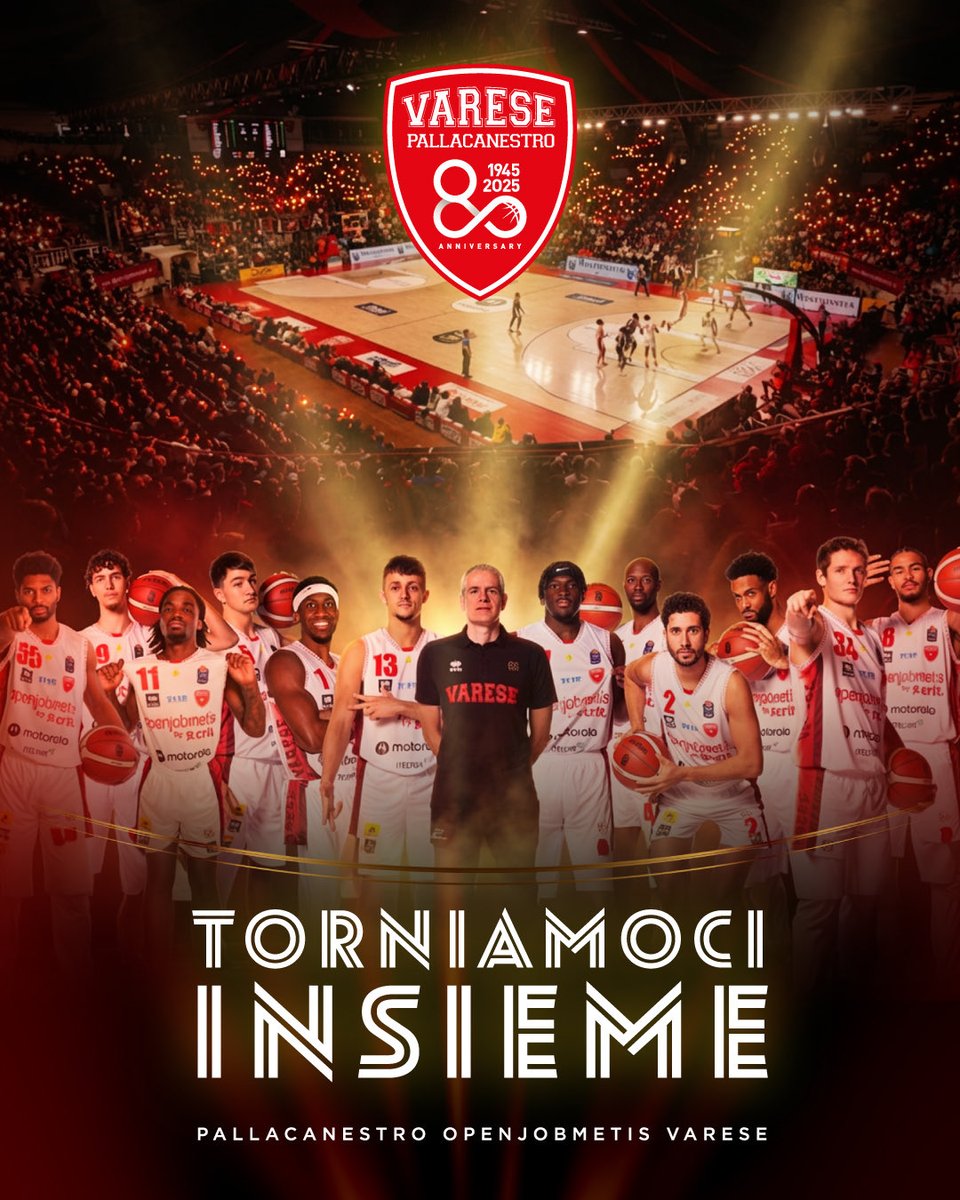 PallVarese's tweet photo. Abbiamo un obbiettivo chiaro in testa, vogliamo conquistarlo e vogliamo farlo con voi al nostro fianco. 

Ci vediamo domenica a Masnago per Varese - Sassari. 

#NoiSiamoVarese https://t.co/vmYpt3WWGZ