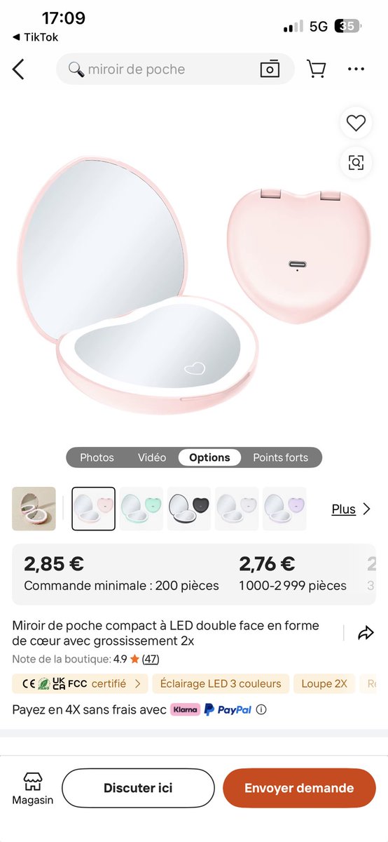 Boubourose212's tweet image. Tout le monde est aveuglé par son miroir 😂😂🤦‍♀️ elle n’a pas inventé l’eau chaud qu’on se le dise #poupettekenza #alibaba