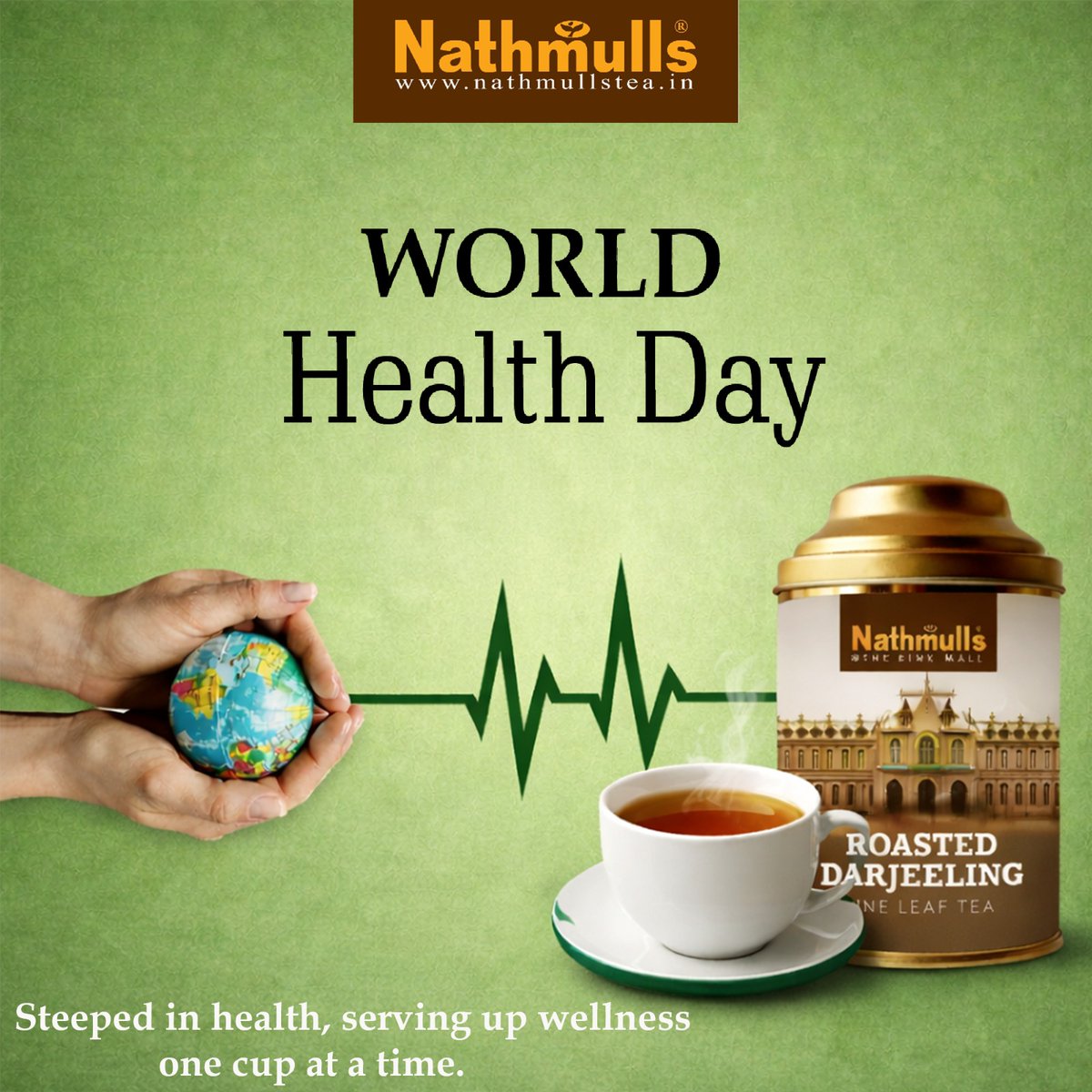 A warm cup of tea can refresh your body and mind, making this World Health Day the perfect time to embrace simple, healthy habits daily 🍵

#nathmullstea #teatime #sustainableliving #worldhealthday