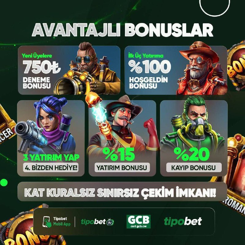sandra309222796's tweet photo. ❤️Neden Mi #Tipobet?

➡️ 3️⃣0️⃣.0️⃣0️⃣0���⃣TL'ye Kadar 🔣1️⃣0️⃣0️⃣ İLK Yatırım Bonusu: https://t.co/kTgRnmK0qa

➡️ 3 Yatırım Yap 4️⃣🔣 Tipobet'ten Hediye

➡️ % 1️⃣5️⃣Cevrimsiz-Limitsiz Yatırım Bonusu

➡️ % 2️⃣0️⃣Limitsiz -Çevrimsiz  Kayıp Bonusu

🎁Yeni Üyelere 7️⃣5️⃣0️⃣TL Deneme Bonusu https://t.co/NlkIti9EPA