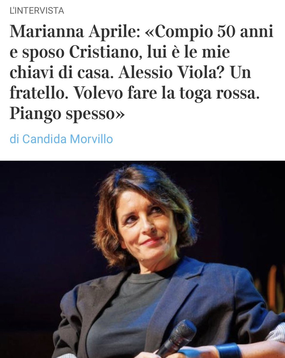 A parte l’intervista-marchetta da parte del quotidiano dello stesso gruppo per cui lavora per promuovere il suo nuovo libro, ma il “volevo fare la toga rossa”, detto come se fosse la cosa più normale del mondo, spiega molto della decadenza di questo Paese sotto tanti fronti