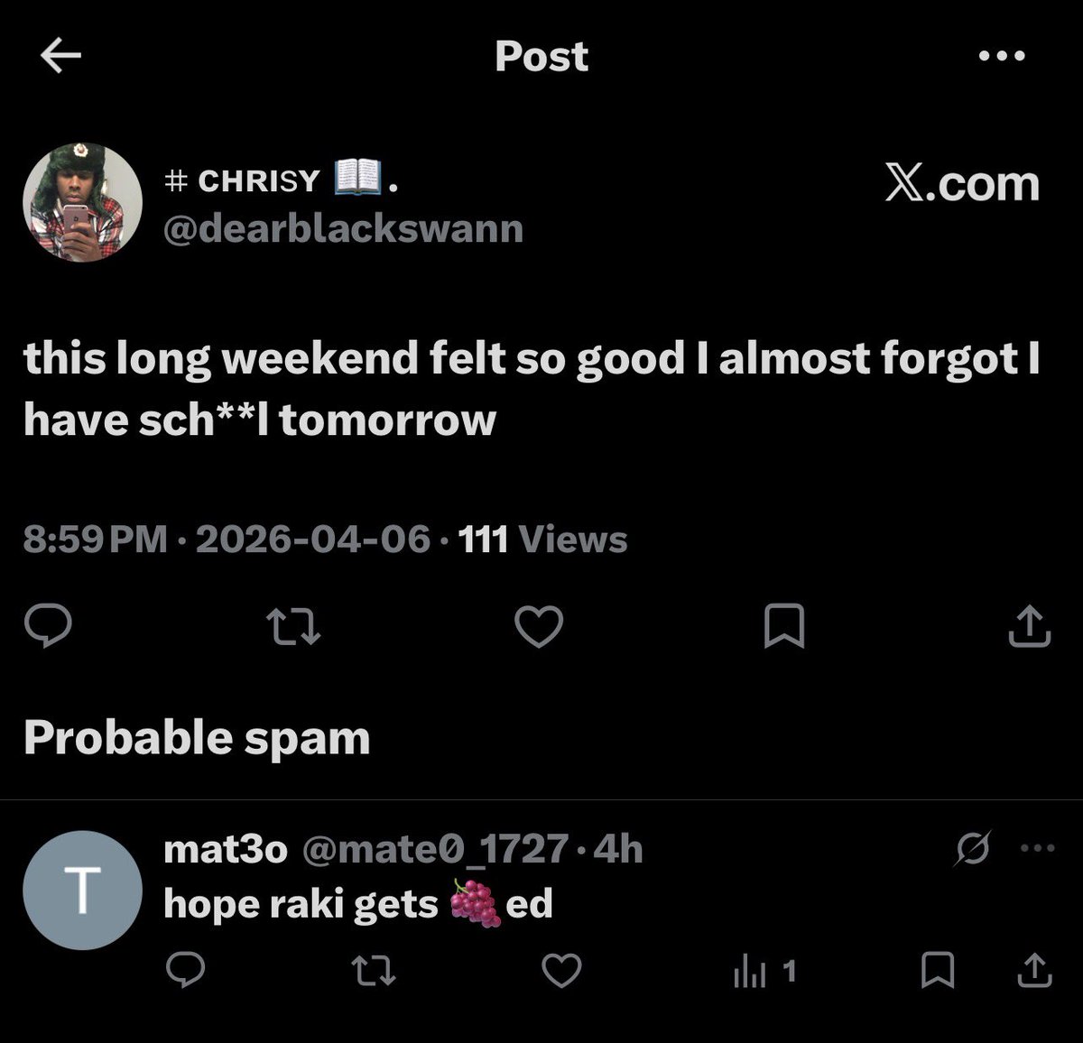 ⌗ ᴄʜʀɪꜱʏ 📖. tweet media