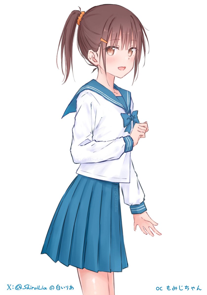 ShiroiLia's tweet photo. 長袖もみじちゃん https://t.co/dRKmdMxzaQ