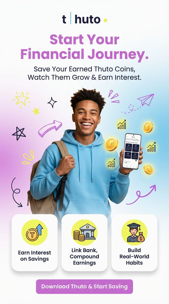 thuto_io's tweet photo. Use your accumulated Thuto Coins to: 

1. Cash out at any Nedbank ATM or partner retailer, or transfer via Payshap to any bank account, 
2. Save them to earn interest, 
3. Redeem for airtime or tangible products like a headphones https://t.co/2JjXvvWkiu