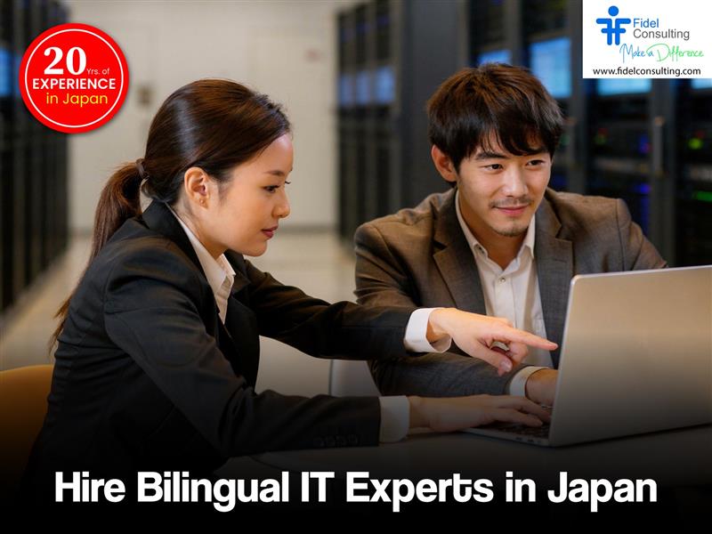 IT projects in Japan need skilled professionals to manage systems, solve problems and deliver results.

<a href="/FidelConsulting/">Fidel Consulting KK</a> connects you with Japanese-English IT specialists for direct hire, contract or outsourced teams.

📩: info@fidelconsulting.com

#ITStaffing #AIEngineers