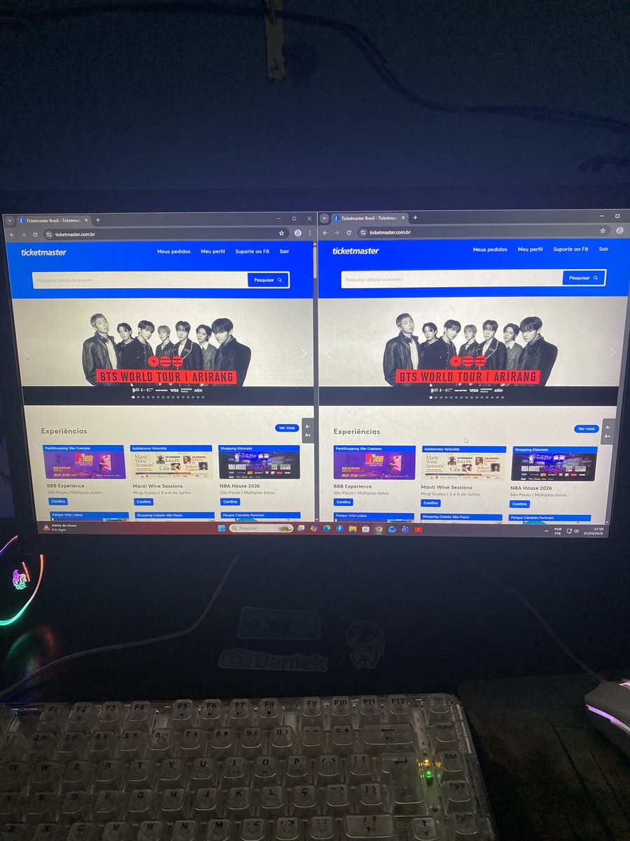 ℳ𝑖𝑛⁷ VAI VER BTS BR tweet media