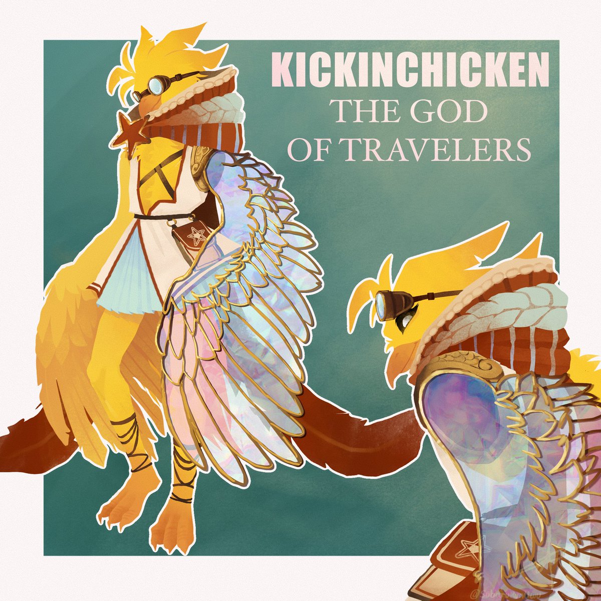 I swear it didn’t took me months….I’m just lazy to finish it-

But here’s #kickinchicken 🌟 Hope y’all like it-

#poppysplaytime  #smillingcritters