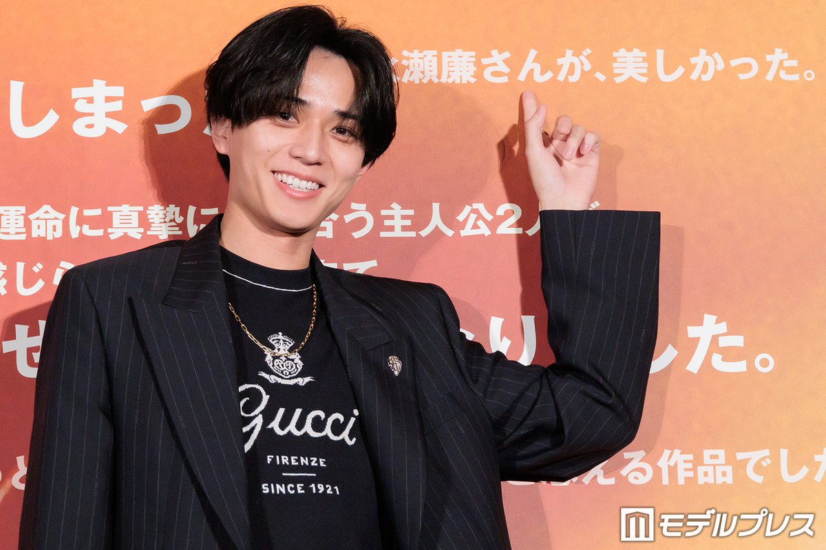 modelpress's tweet photo. 【📷写真追加】
『鬼の花嫁』鬼ヒット御礼舞台挨拶🥀

▫️キンプリ永瀬廉、“史上初”
18作連続の初週売上30万枚超えに感謝

▫️永瀬＆吉川愛、池田千尋監督からの
サプライズメッセージに感激
https://t.co/4n4Lff0AFT

#鬼の花嫁 @onihanamovie https://t.co/Y3gdVtk5q2