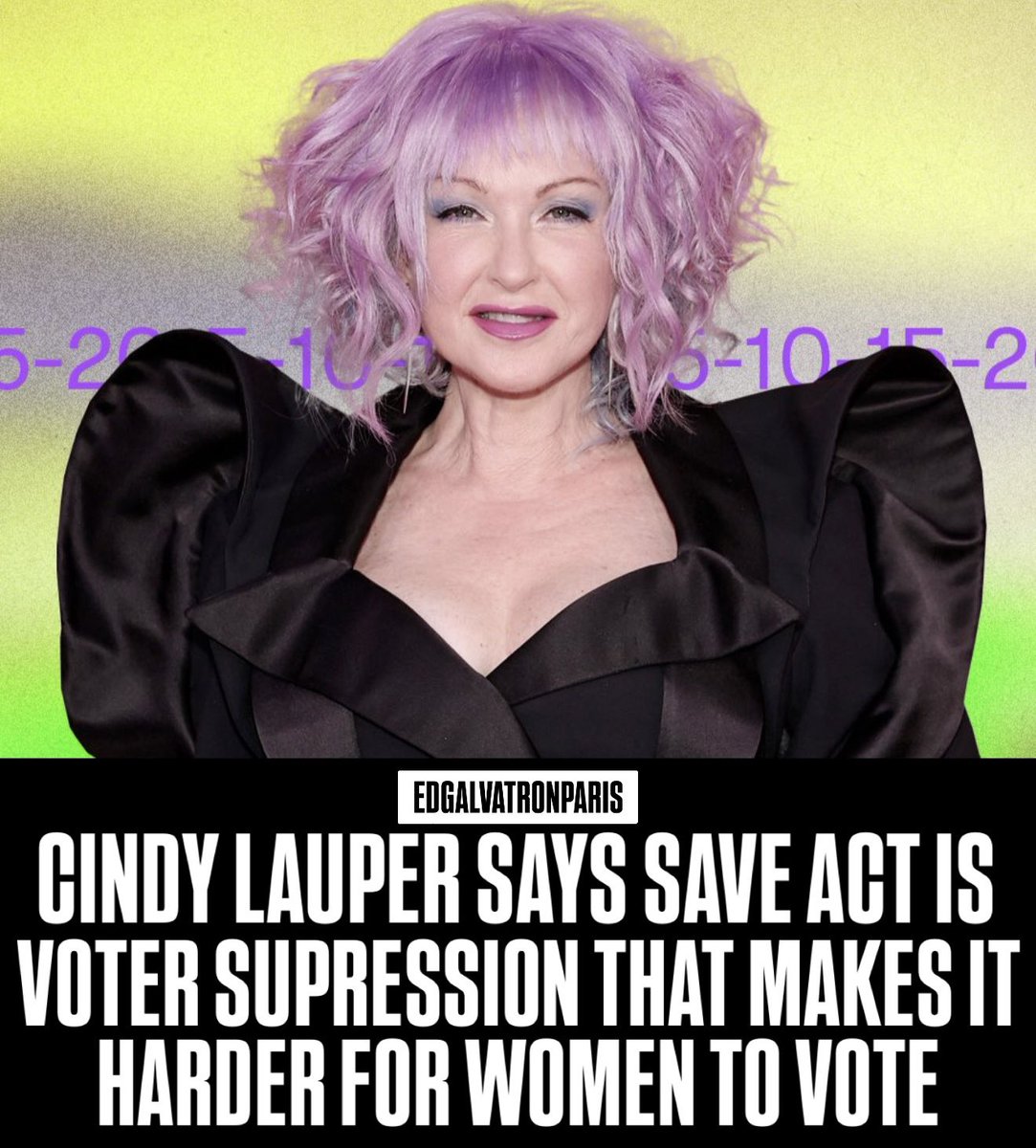 edgalvatronpari's tweet image. By all means let’s listen to #CindyLauper on #SaveAmericaAct. She ain’t been the same since Madonna beat her in the 80s. 😂