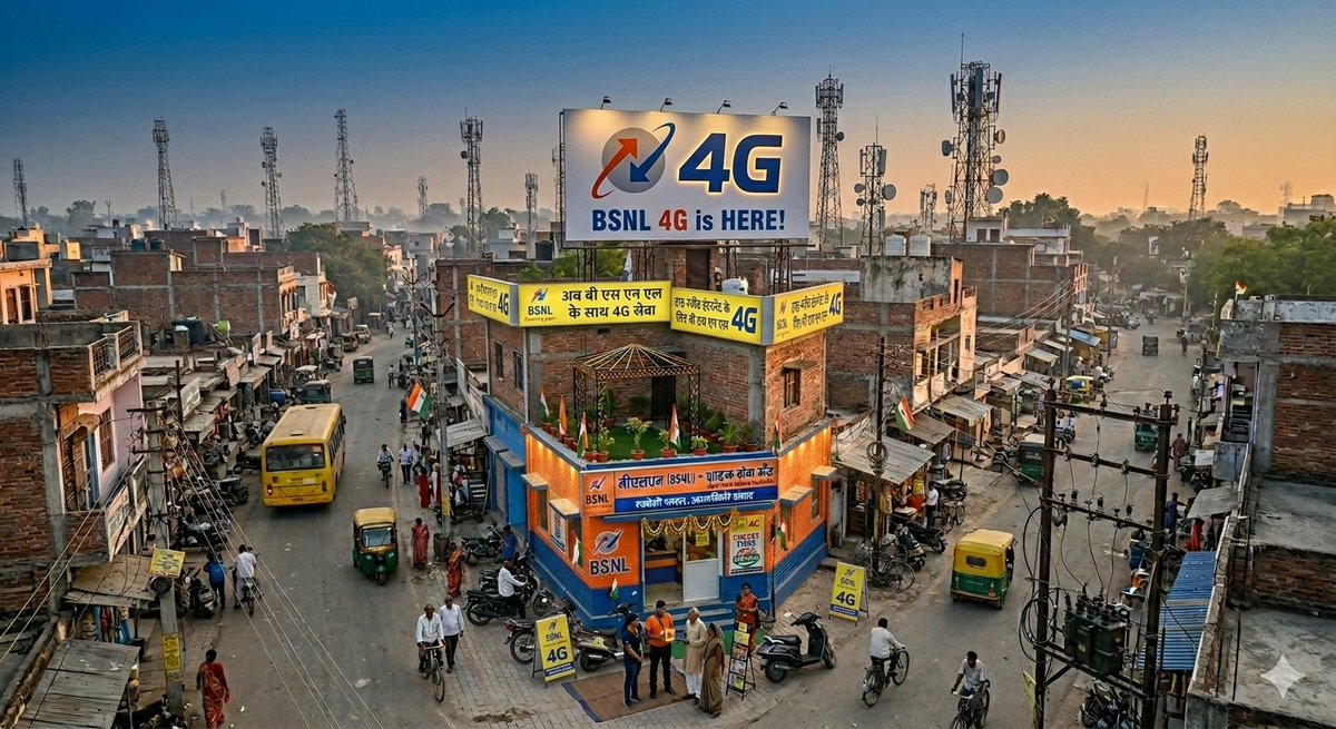 #BSNLRevival के लिए मार्ग स्पष्ट है: स्वदेशी 4G और मजबूत नेतृत्व। आइए मिलकर BSNL को फिर से एक अग्रणी दूरसंचार कंपनी बनाएं। अभियान से जुड़ें!

#BSNL4GforNation #Swadeshi4GforGovt #RegularCMDforBSNL #EconomicTimes <a href="/PMOIndia/">PMO India</a> <a href="/DoT_India/">DoT India</a> <a href="/JM_Scindia/">Jyotiraditya M. Scindia</a>