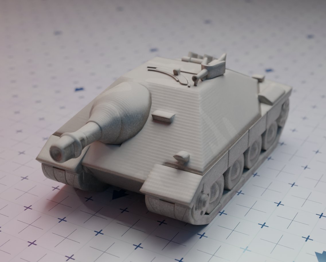 DokZau's tweet photo. The German Hetzer tank is almost ready for the new pack of tanks to be 3D printed at Cult3D

All packs are available on Cults3D, check my profile 👀

#3DPrint - #STL - #B3D - #ww2 - #cute - #miniatures - #cult3d https://t.co/jIGFodXcbH