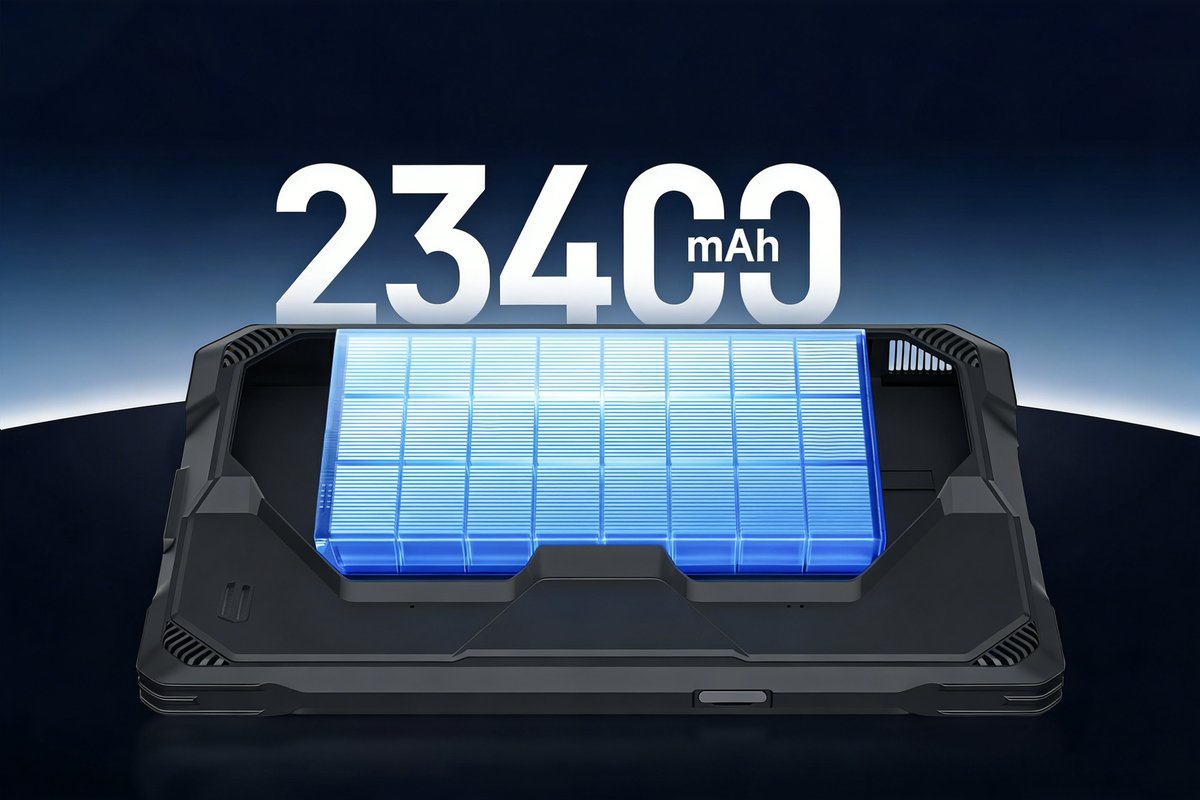 8849tech's tweet photo. More brightness. More hours.
23,400mAh keeps everything running.
#8849tech #TANKPadUltra #23400mAh #BigBattery #BatteryBeast #Ruggedtablet https://t.co/ocp6OKSjwI