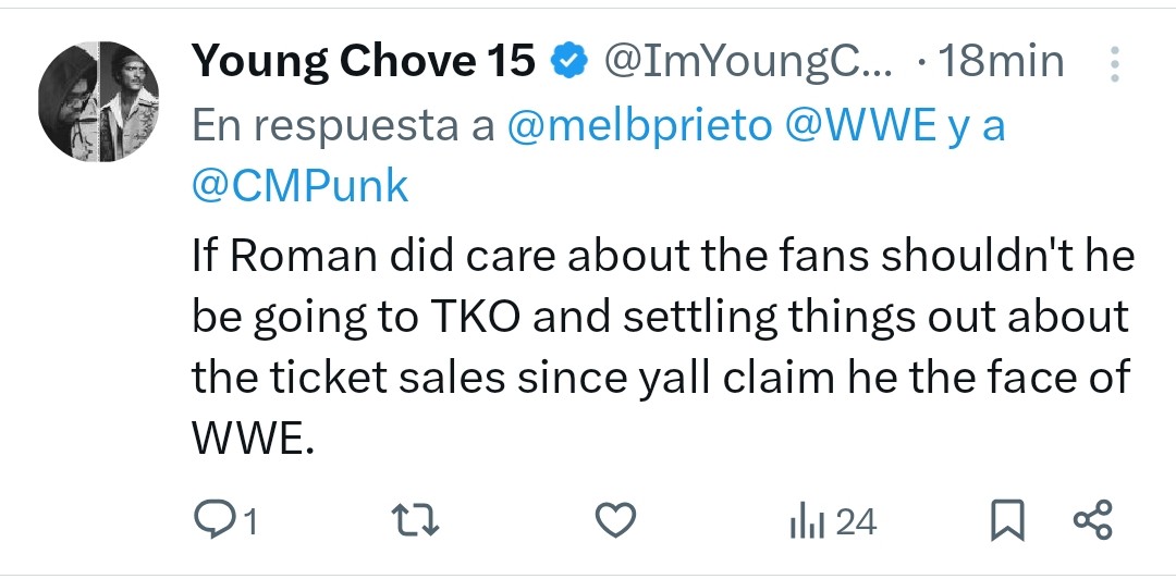 So now it's Roman's fault that WWE was sold to TKO. Any stupid excuse to hate on Riman