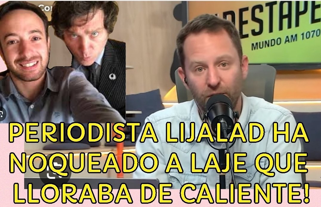 #ElDestapeCensurado <a href="/arilijalad/">ari lijalad</a>  DOMANDO LIBERGAY <a href="/AGUSTINLAJE/">Agustín Laje</a>