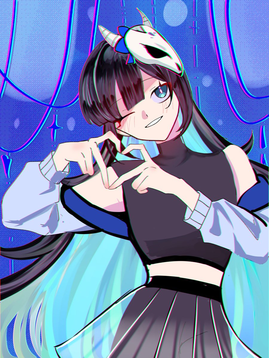gurugurururunyo's tweet photo. #めめもりアート
💀🫶💙 https://t.co/Gb3S6mlkTR